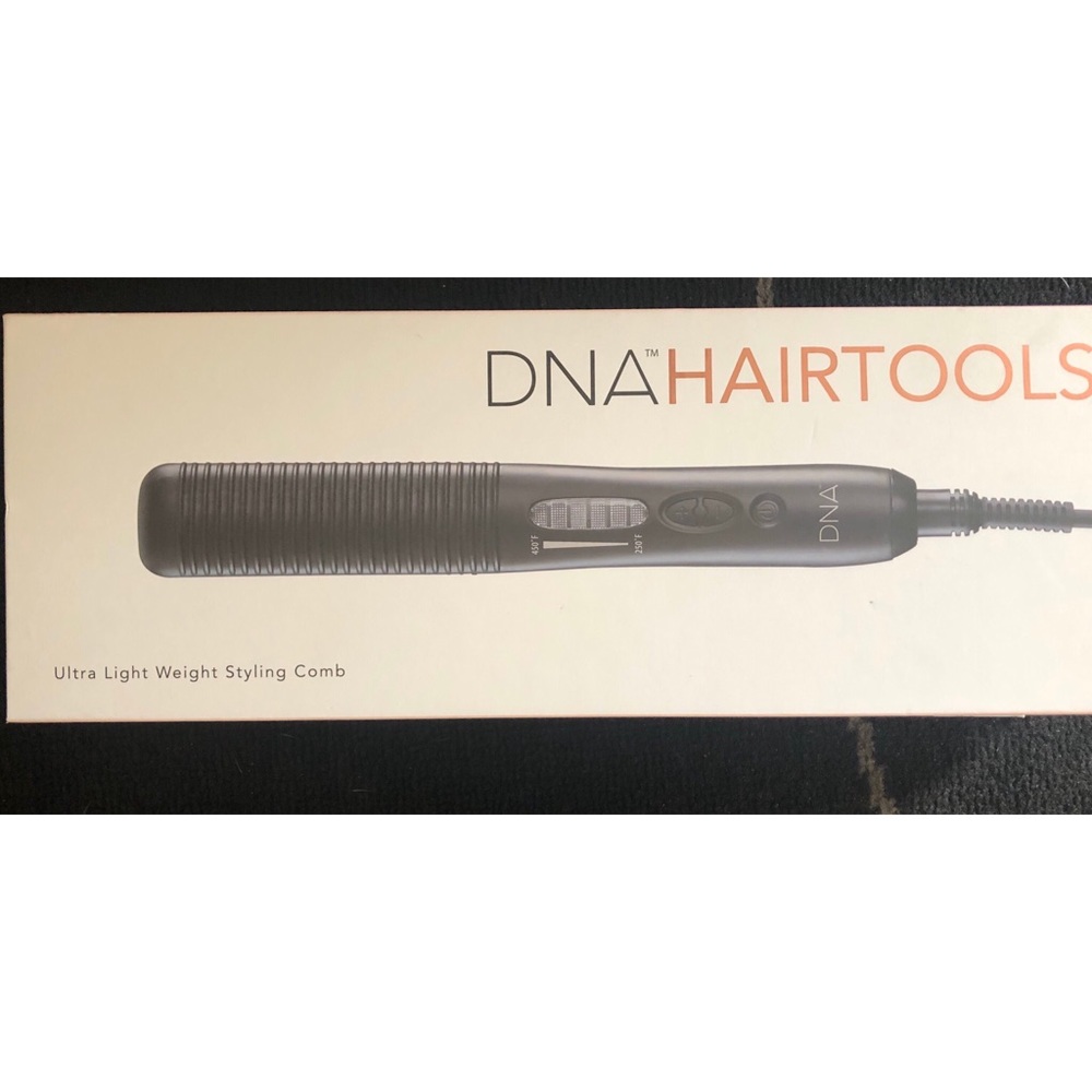 Hair straightener & hair curler • DNA Styling Comb